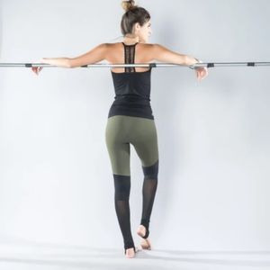 Black EUC Rezeloot Dauntless Mesh Stirrup Leggings